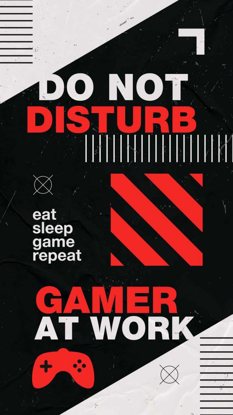 Do Not Disturb Gamer At Work - IPhone Wallpapers : iPhone Wallpapers