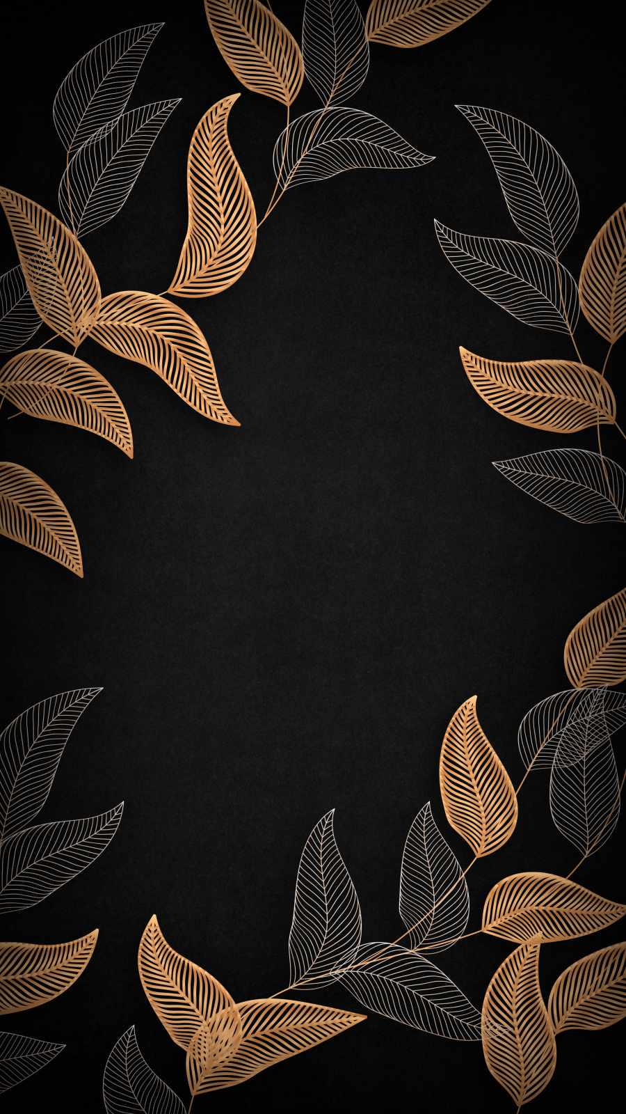 Foliage Art iPhone Wallpaper