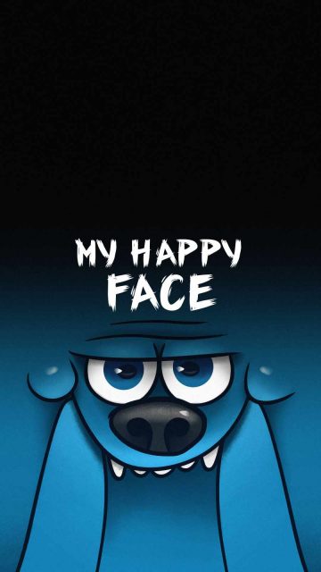 Happy Face iPhone Wallpaper