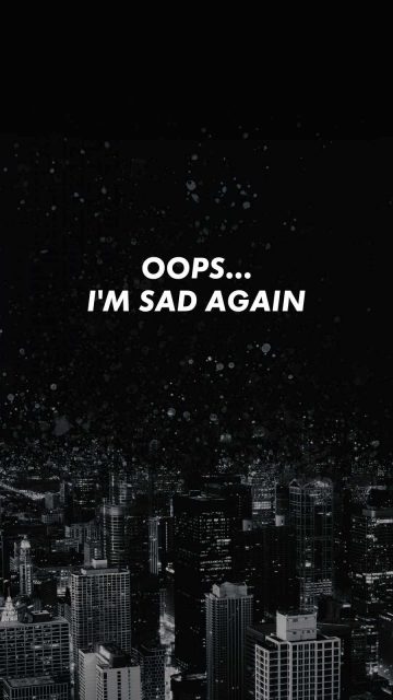 I am Sad Again - iPhone Wallpapers