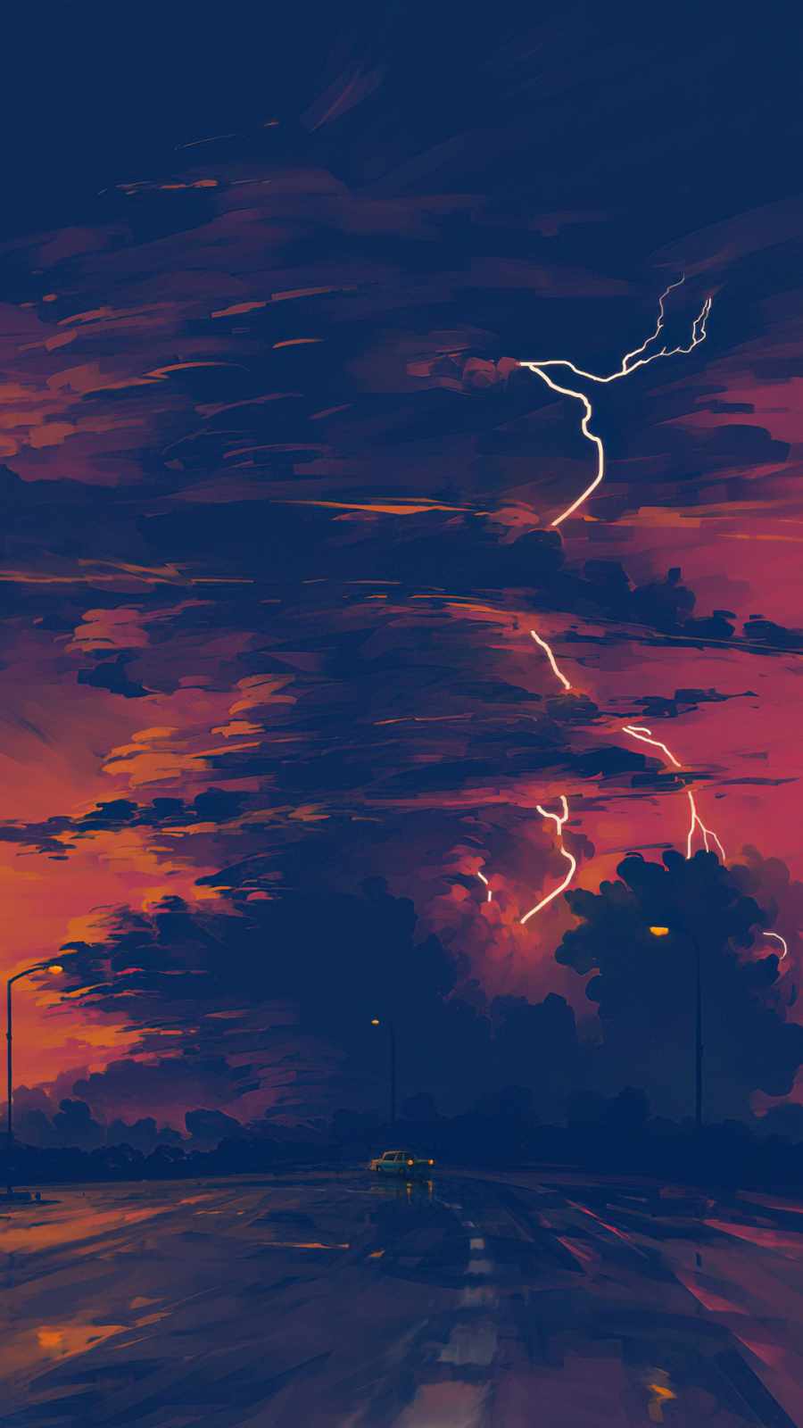 Lightning while travelling