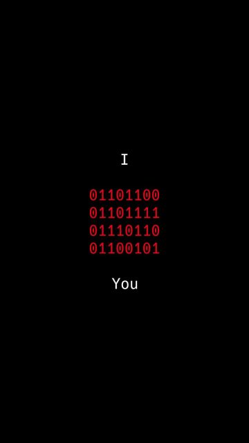 Love Binary Code