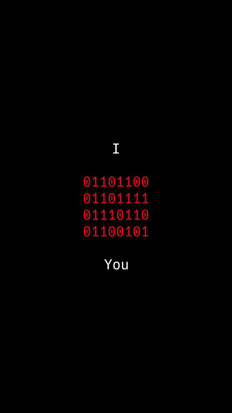 Love Binary Code - IPhone Wallpapers : iPhone Wallpapers