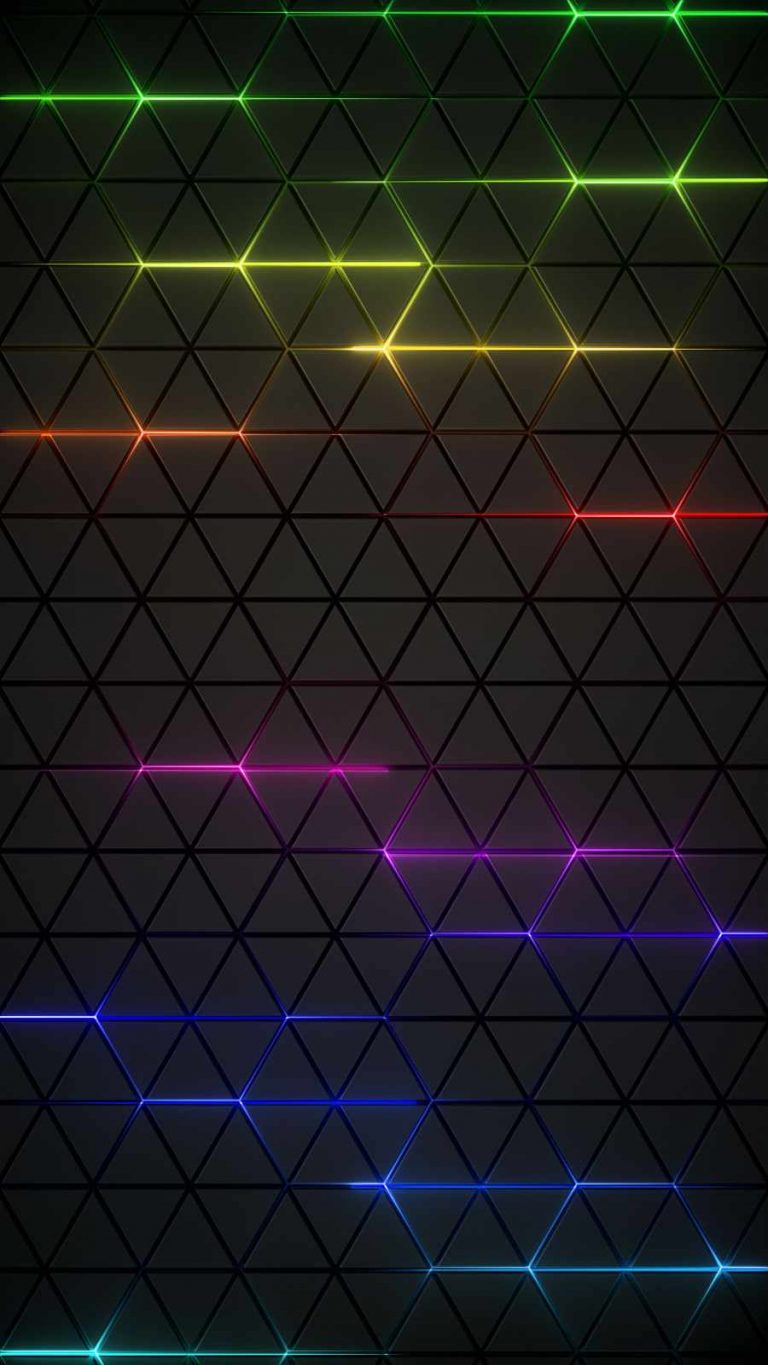 Neon Grid iPhone Wallpaper - iPhone Wallpapers