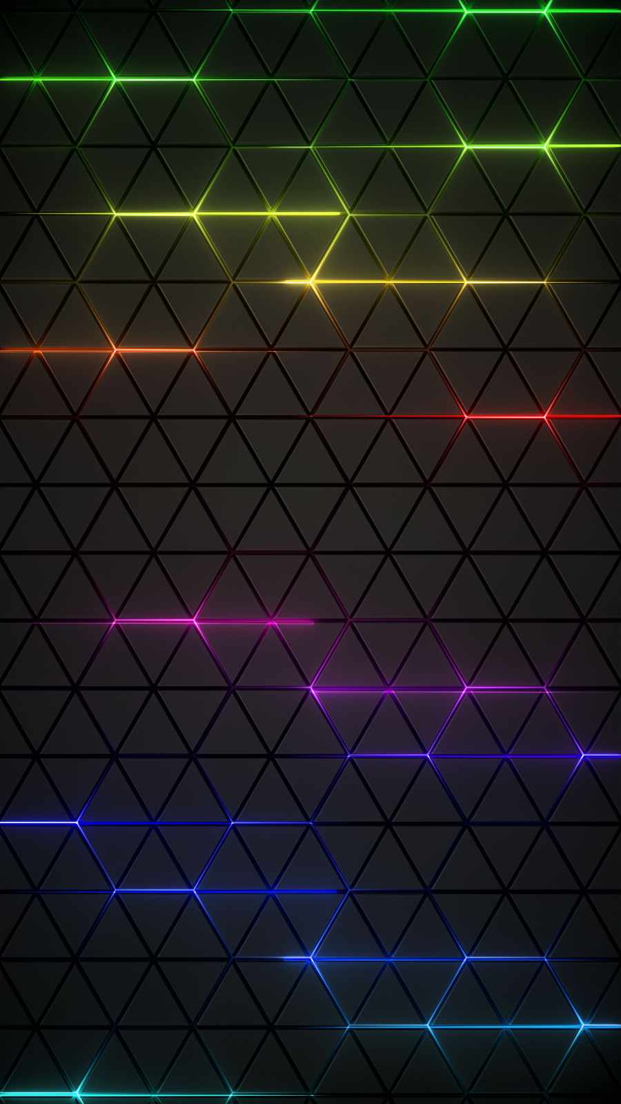 Neon Grid iPhone Wallpaper