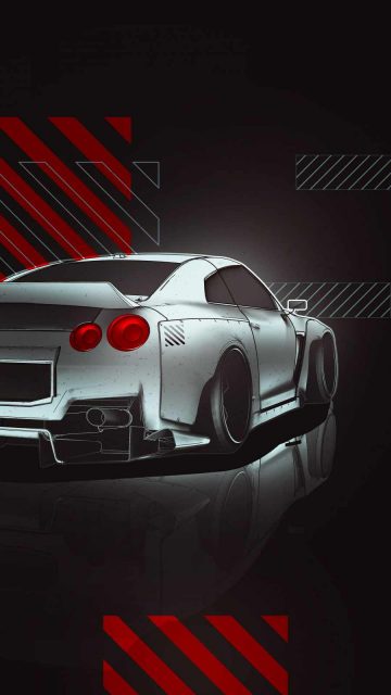 Nissan GTR Art