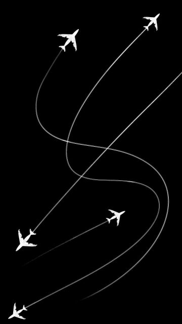 Planes Minimal iPhone Wallpaper
