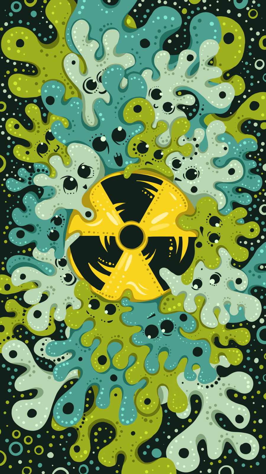 Radioactive iPhone Wallpaper