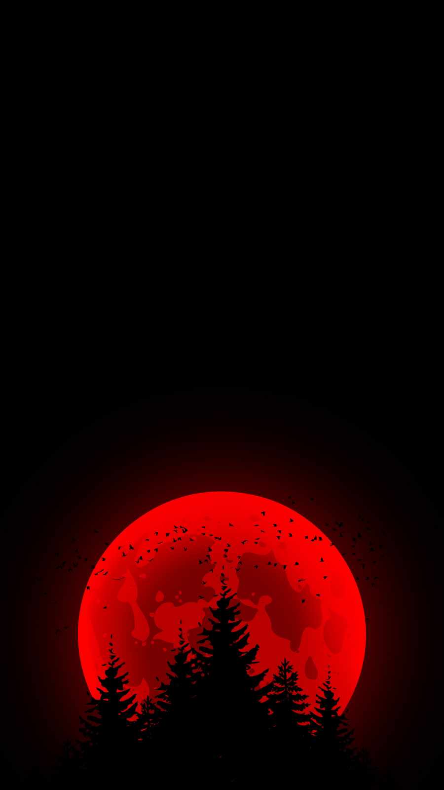 Red Moon Amoled - IPhone Wallpapers : iPhone Wallpapers