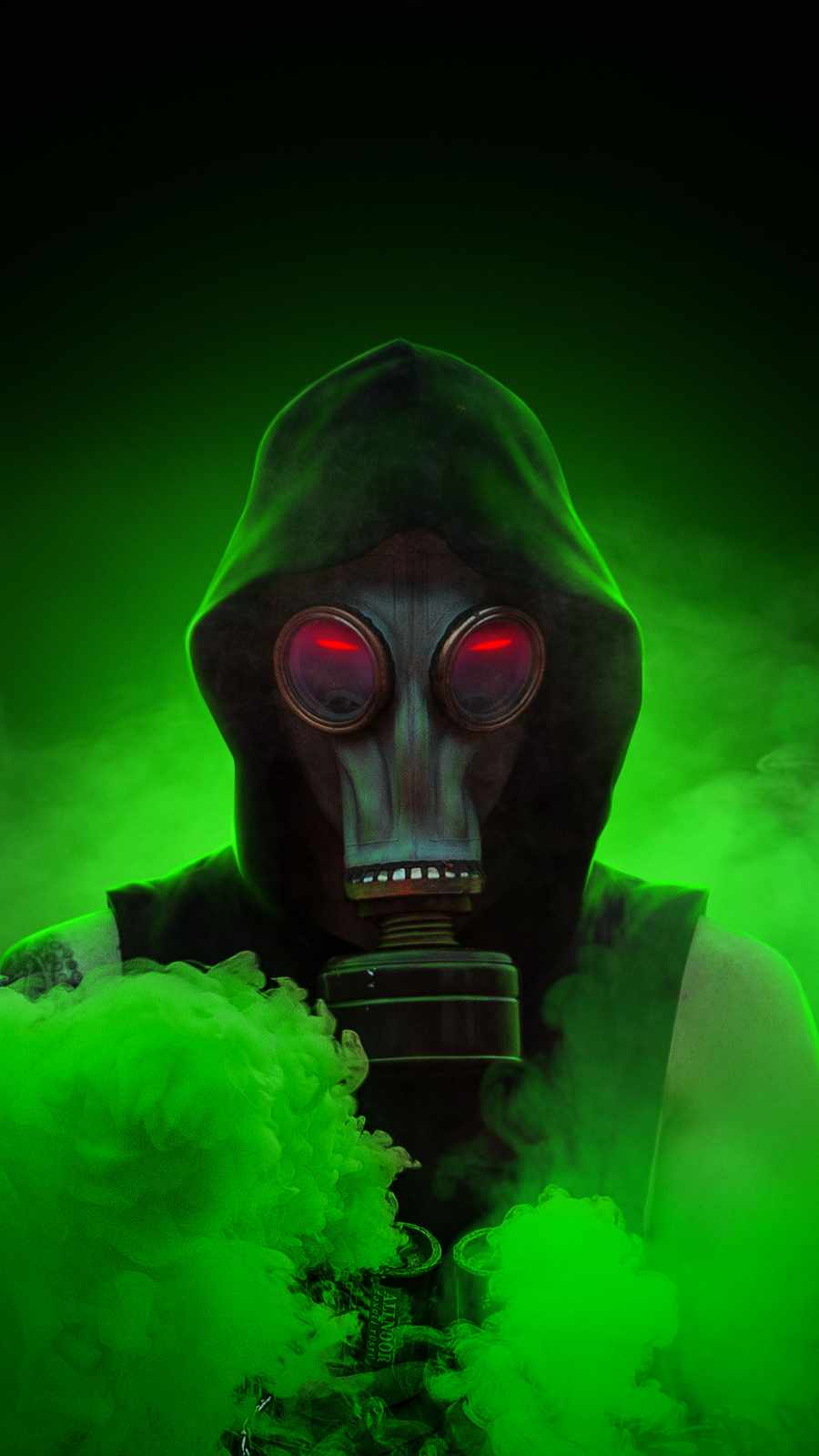 Smoke Mask Hoodie Guy