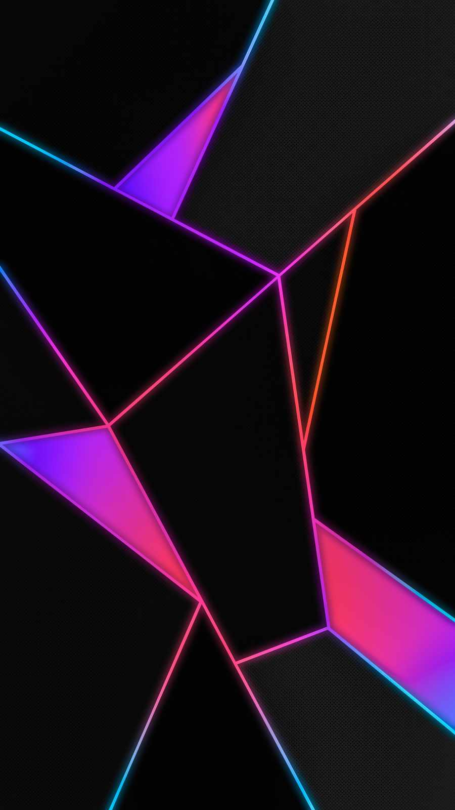 Abstract Neon Lines iPhone Wallpaper