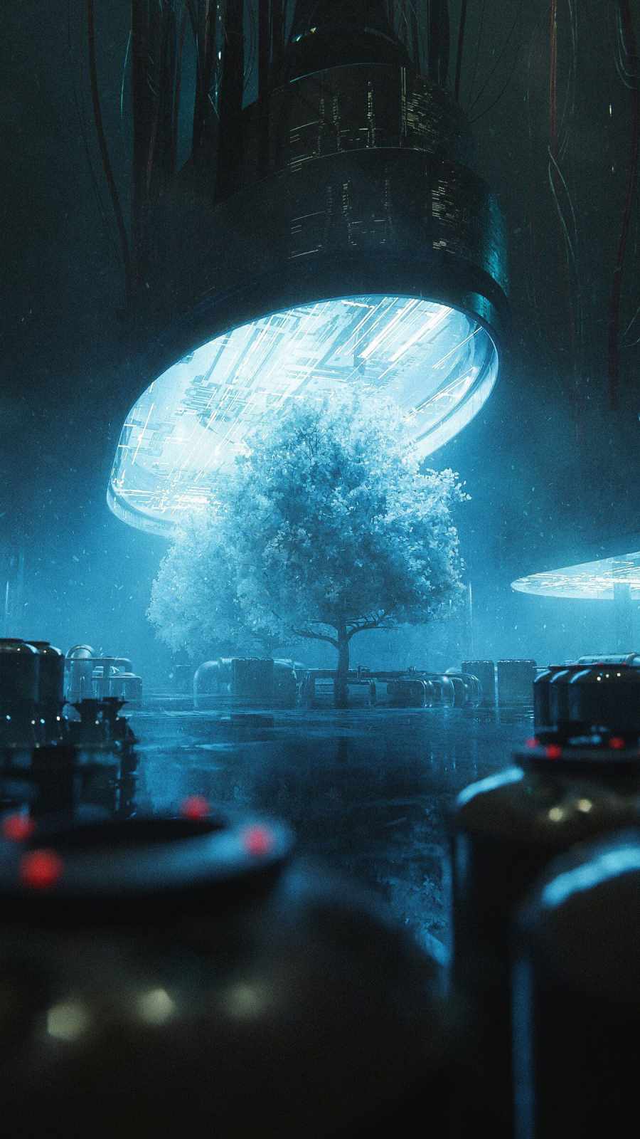 Alien Ship iPhone Wallpaper
