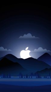 Apple Sunset iPhone Wallpaper