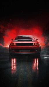 Dodge challenger muscle car