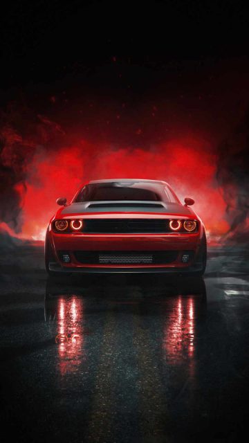 Dodge challenger muscle car