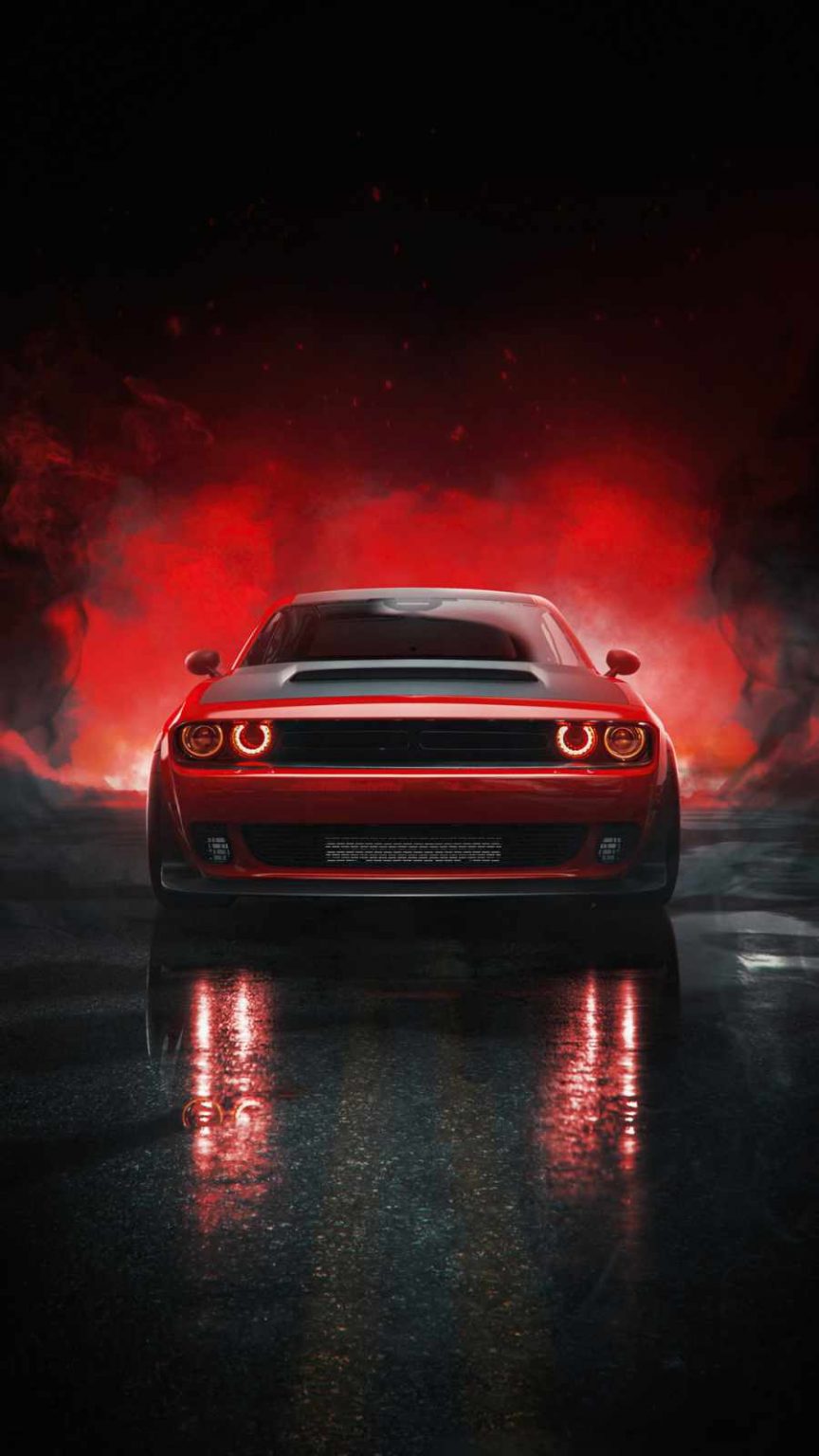 Dodge challenger обои iphone