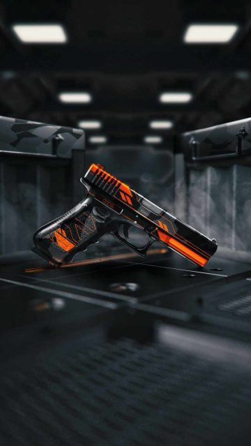 Glock Gun Skin iPhone Wallpaper