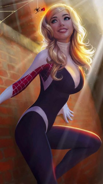 Gwen Stacy iPhone Wallpaper