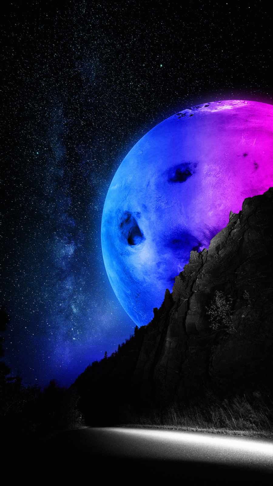 Moon and Galaxy Wallpapers  Top Free Moon and Galaxy Backgrounds   WallpaperAccess