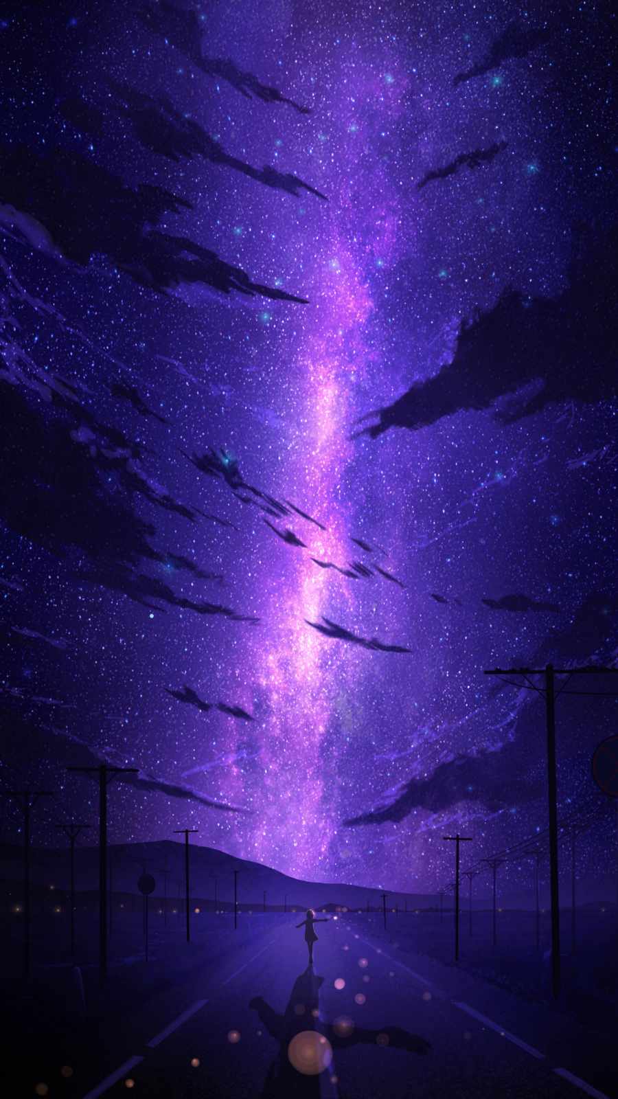Night Anime Road