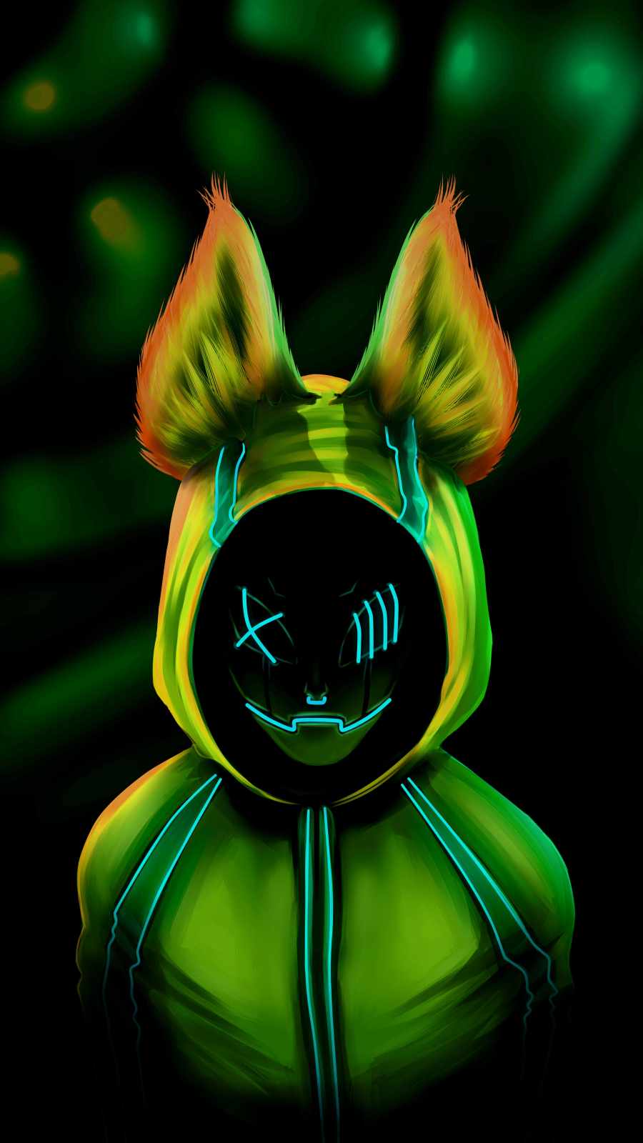 Rabbit Face iPhone Wallpaper