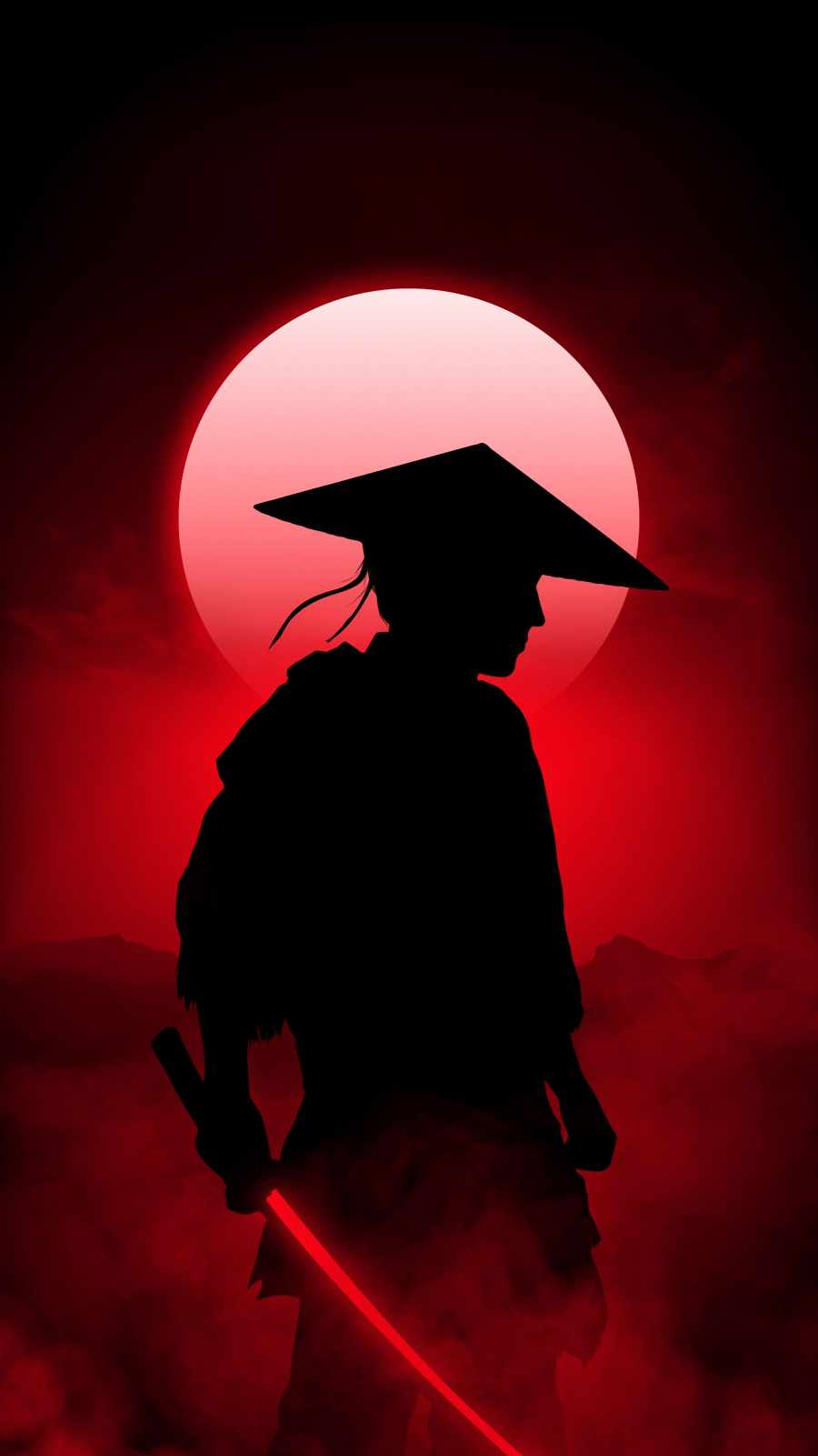 Samurai Red Moon