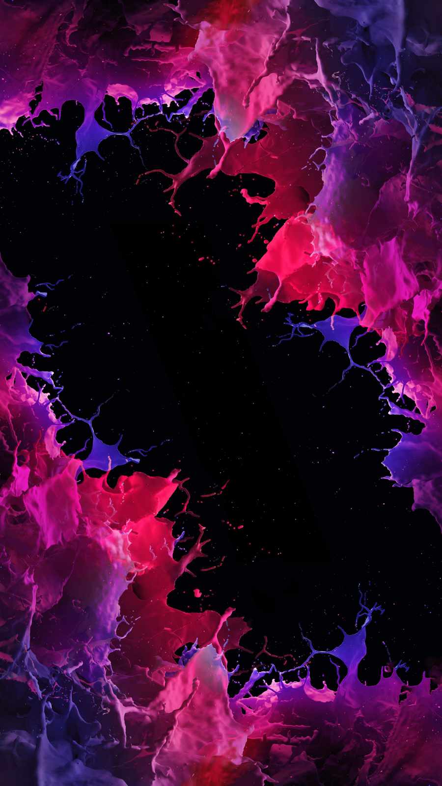 Splash Colors HD iPhone Wallpaper