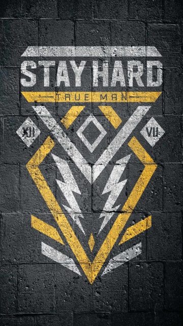 Stay Hard iPhone Wallpaper