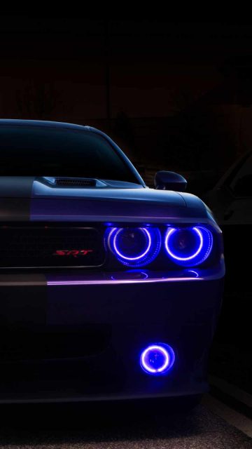 dodge challenger srt angel lights