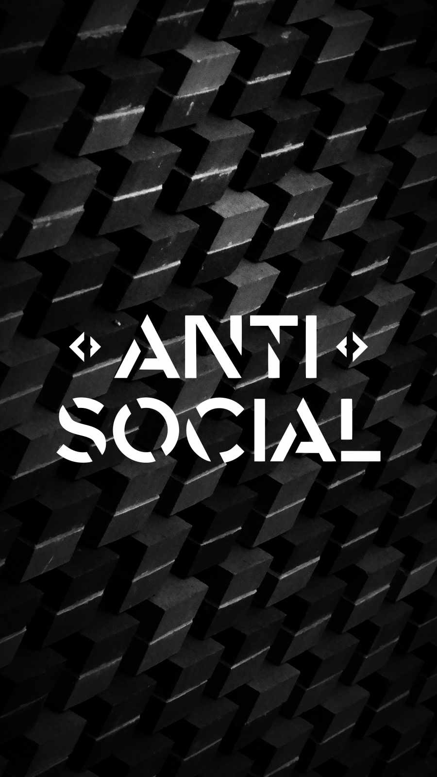 Anti Social iPhone Wallpaper