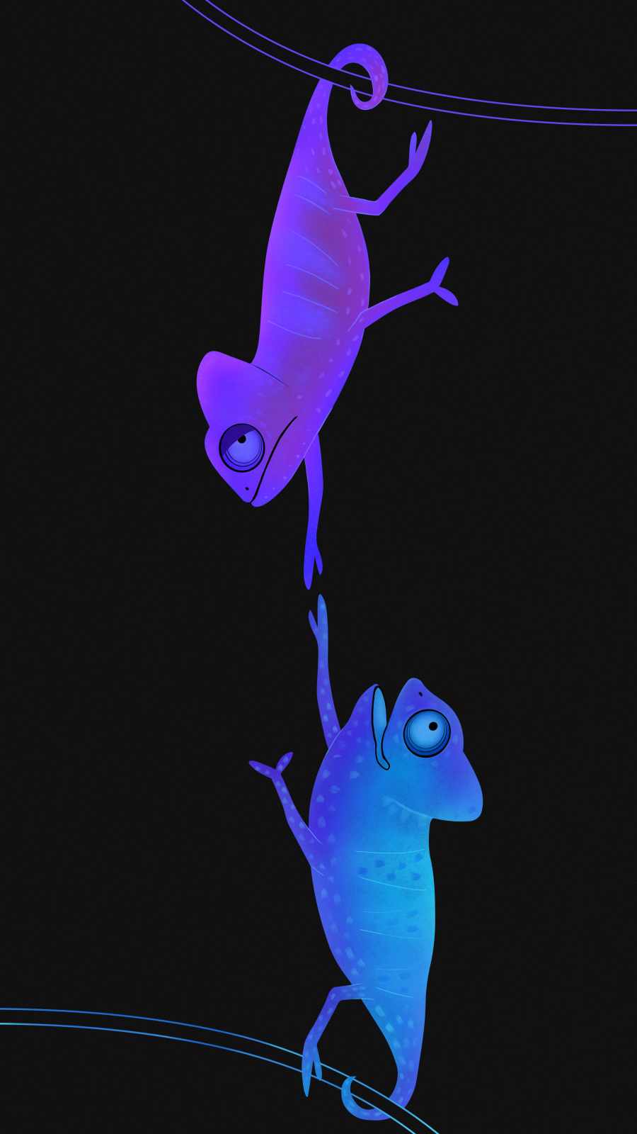 Chameleons iPhone Wallpaper