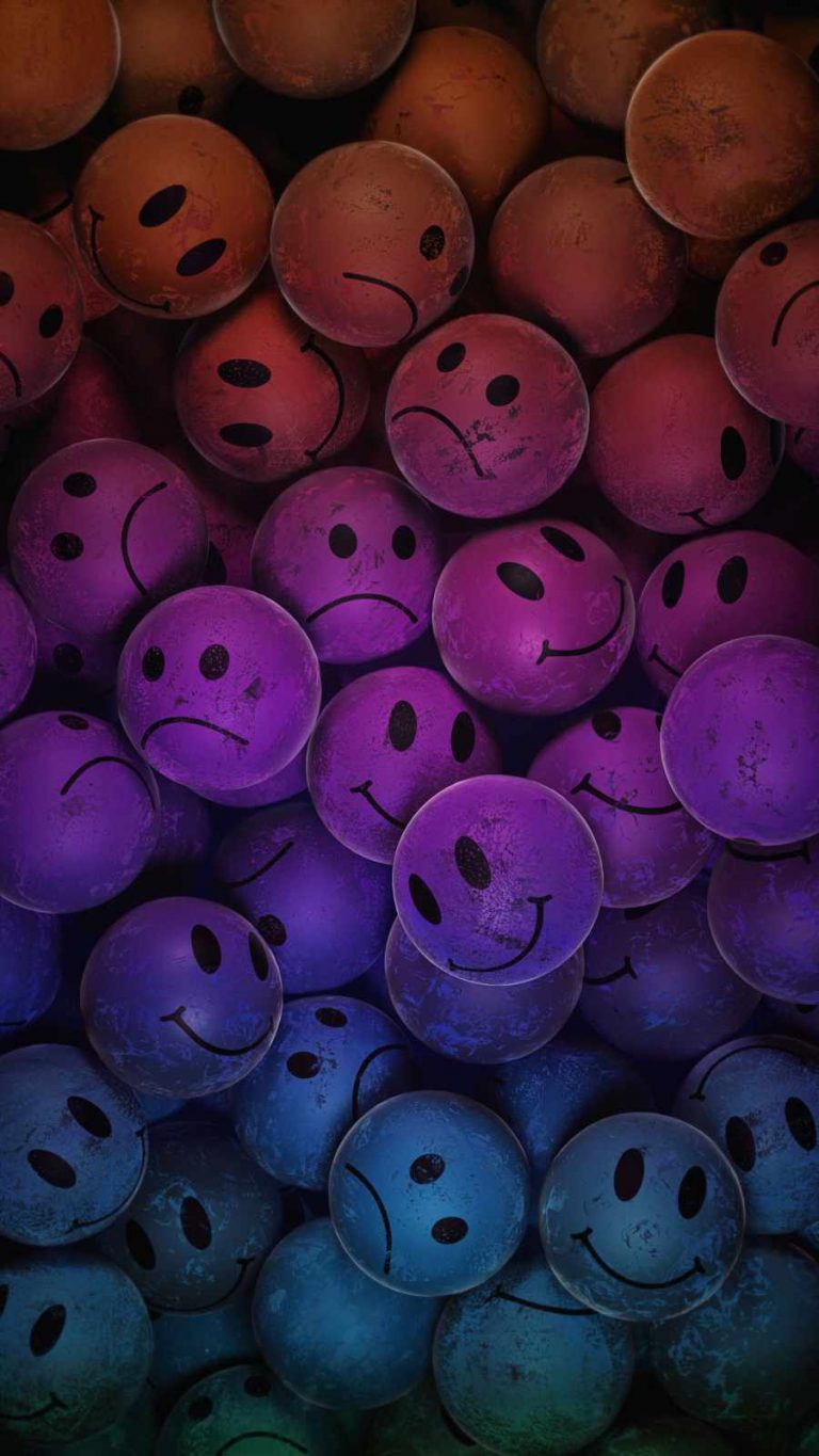 Happy Sad Faces - iPhone Wallpapers