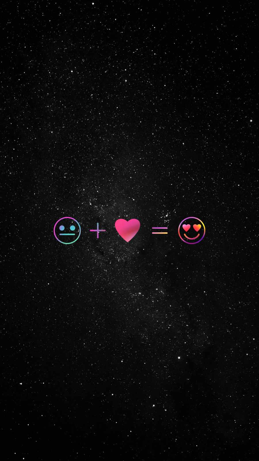 Love Universe iPhone Wallpaper
