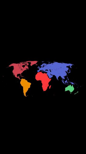 World Map Colors