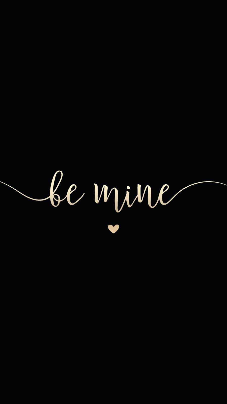 Be Mine iPhone Wallpaper