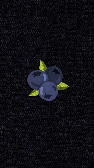BlueBerries iPhone Wallpaper