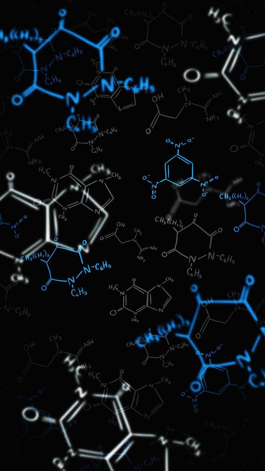 Chemistry Code iPhone Wallpaper