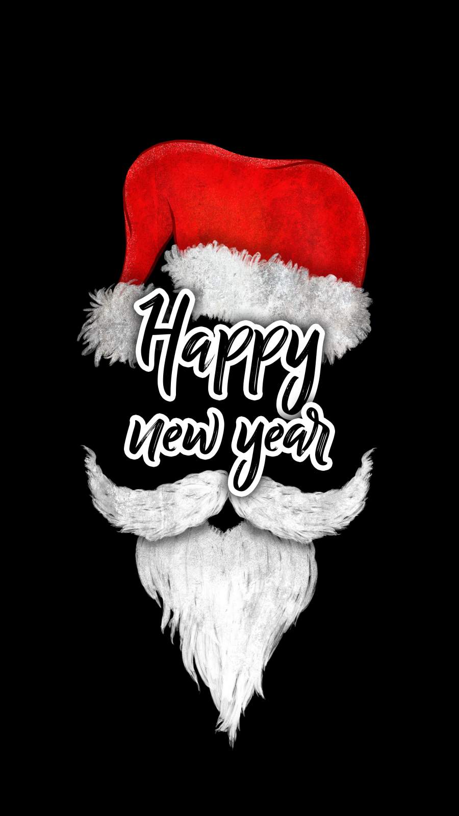 Christmas Happy New Year iPhone Wallpaper
