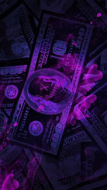 Crazy Money iPhone Wallpaper