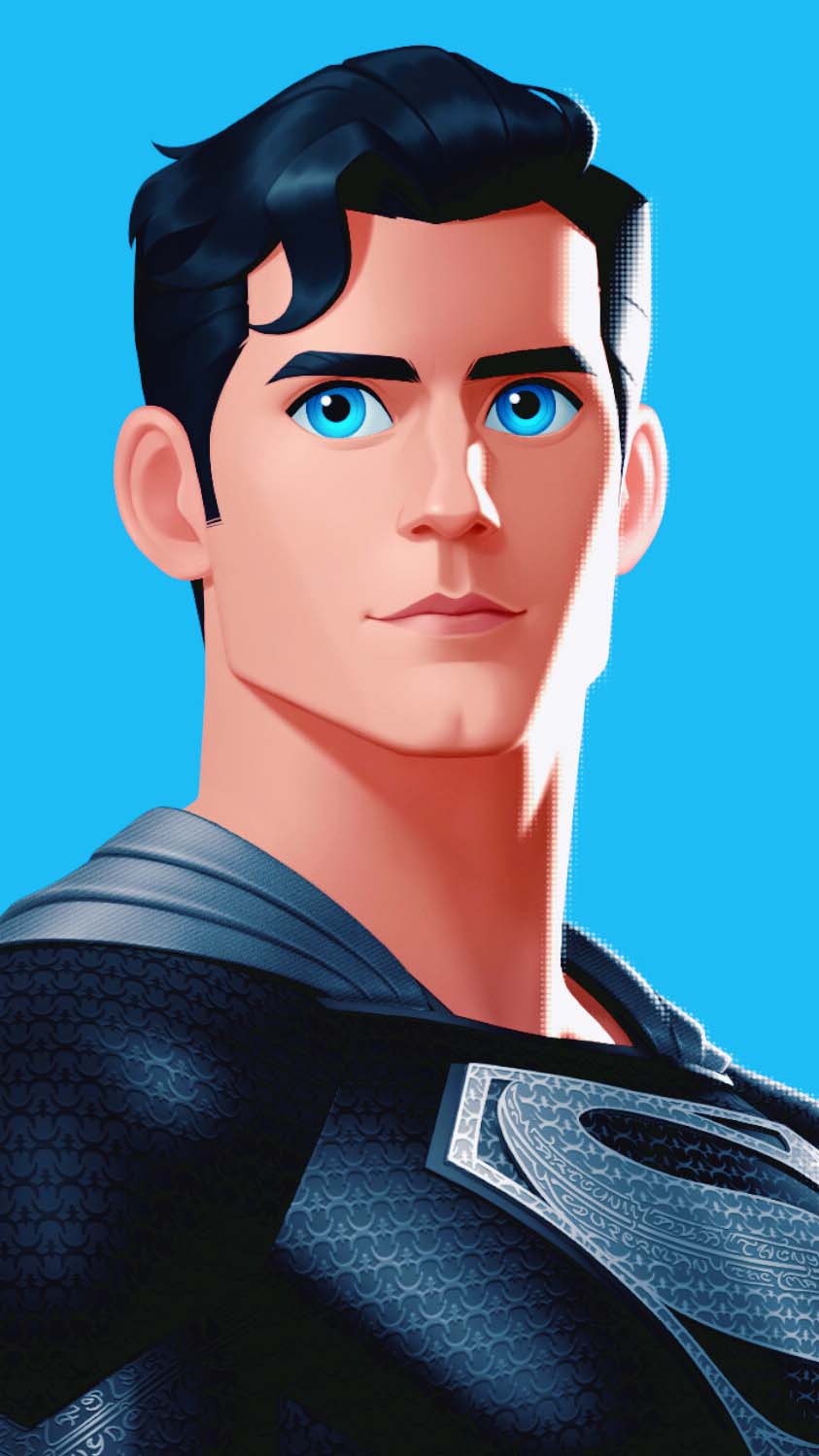 Cute Superman iPhone Wallpaper