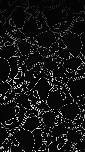 Dark Skulls iPhone Wallpaper