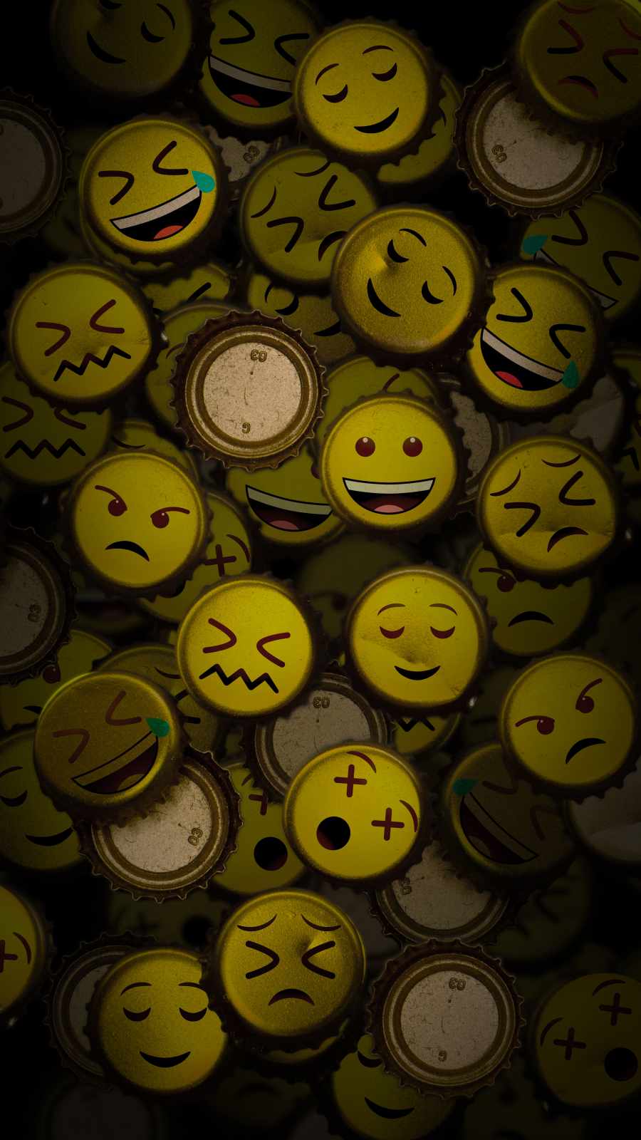 Emotional Faces iPhone Wallpaper