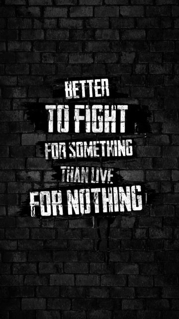 Fight for Something iPhone Wallpaper