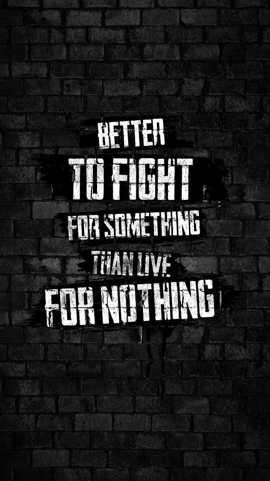 Fight for Something iPhone Wallpaper