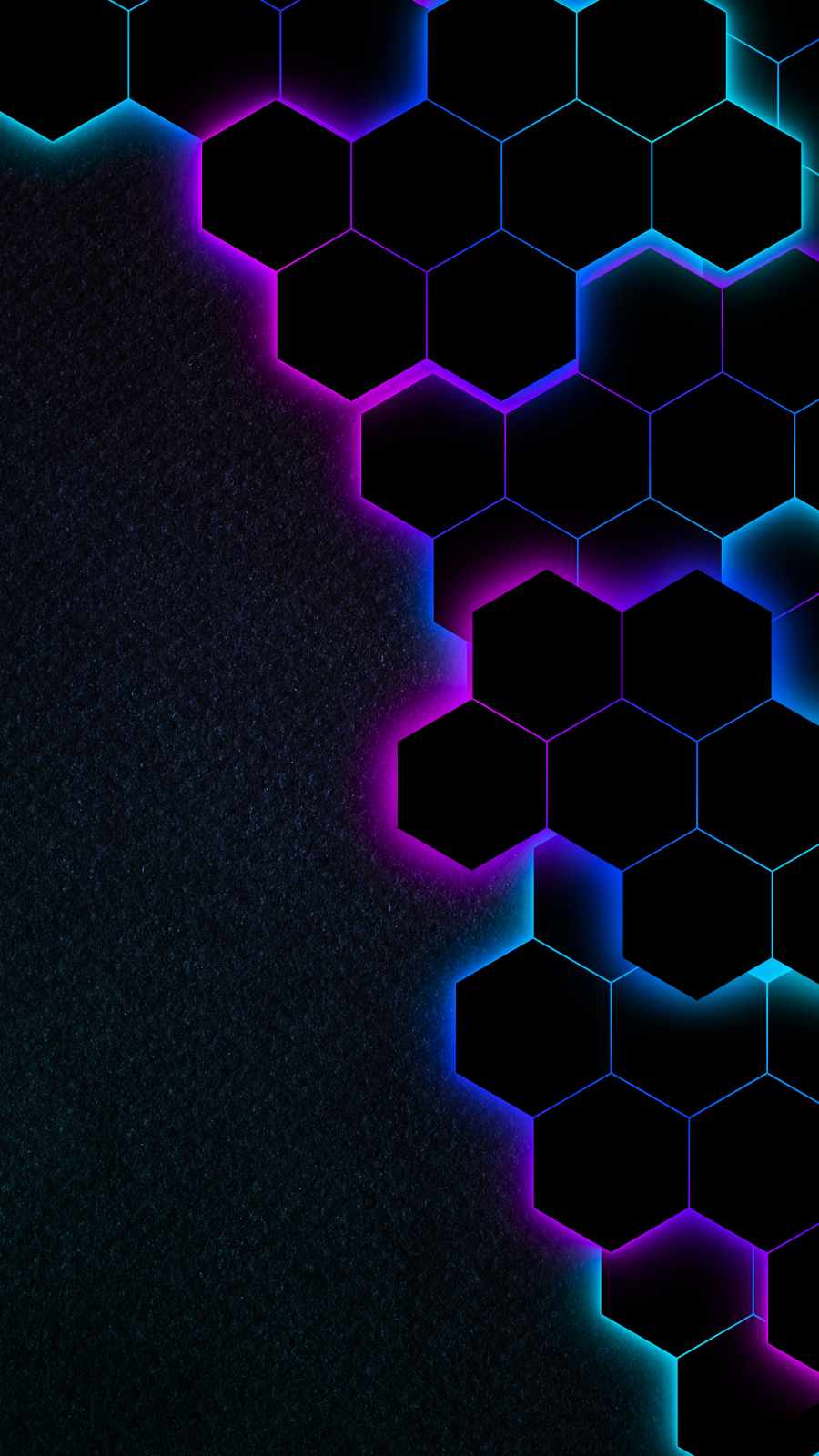 Hexagon Gradient iPhone Wallpaper
