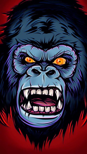 Kong Face iPhone Wallpaper