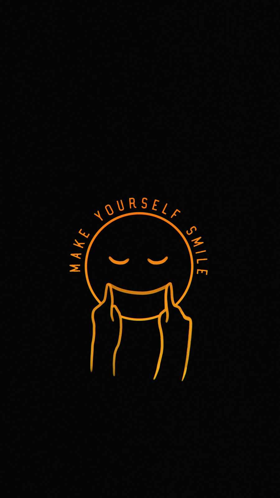 Make Yourself Smile iPhone Wallpaper
