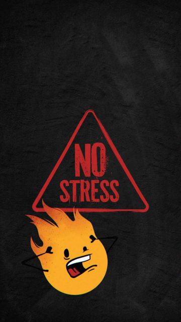 No Stress iPhone Wallpaper