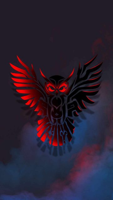Owl Art iPhone Wallpaper