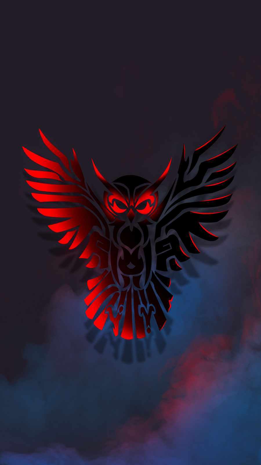 Owl Art iPhone Wallpaper